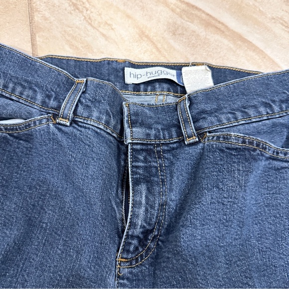 Gap Hip Huggers stretch women jeans size 8 Regular Medium wash hook zip closure - Picture 10 of 10